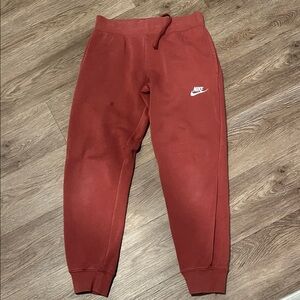 Nike Kids Brick Red Joggers